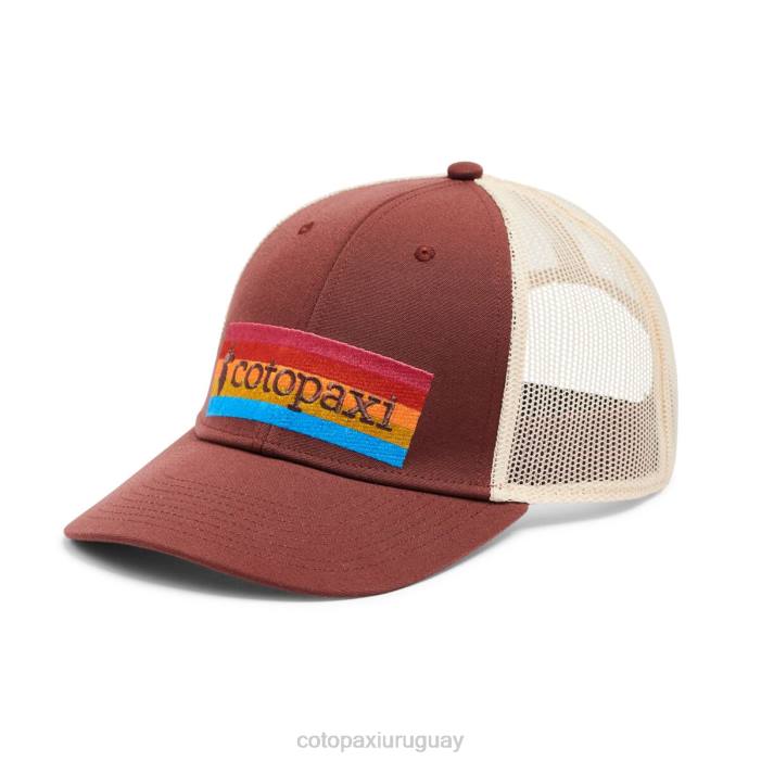 gorra de camionero en el horizonte unisexo Cotopaxi castaña 408R162 accesorios