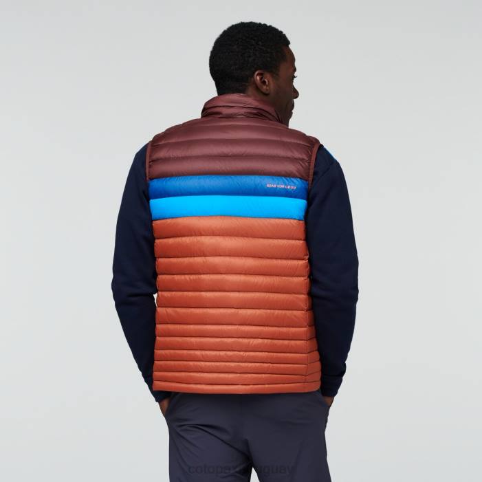 chaleco de plumas fuego hombres Cotopaxi castaña/especia 408R127 ropa