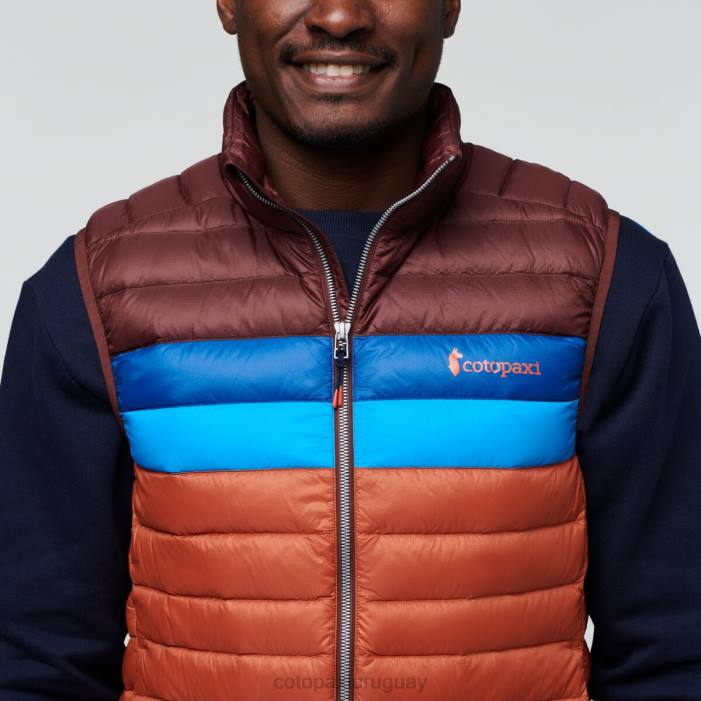 chaleco de plumas fuego hombres Cotopaxi castaña/especia 408R127 ropa