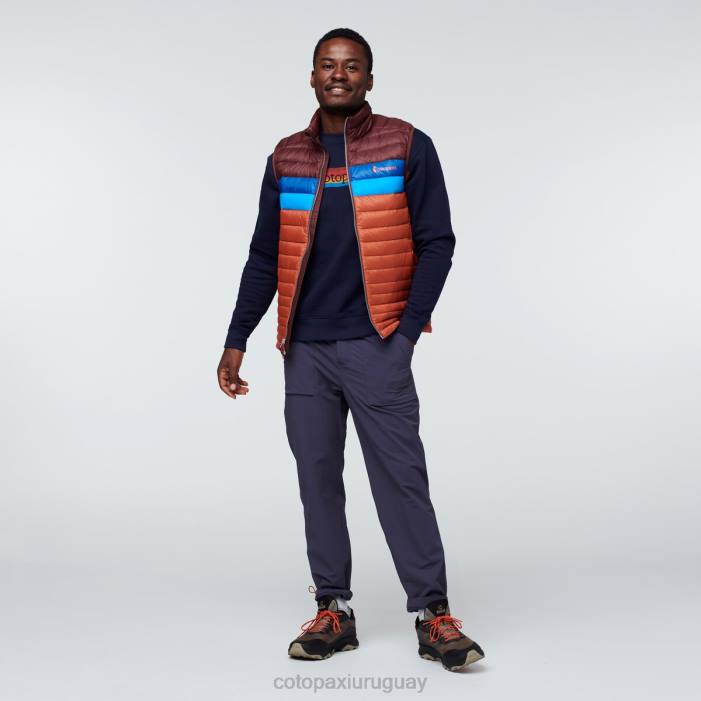 chaleco de plumas fuego hombres Cotopaxi castaña/especia 408R127 ropa