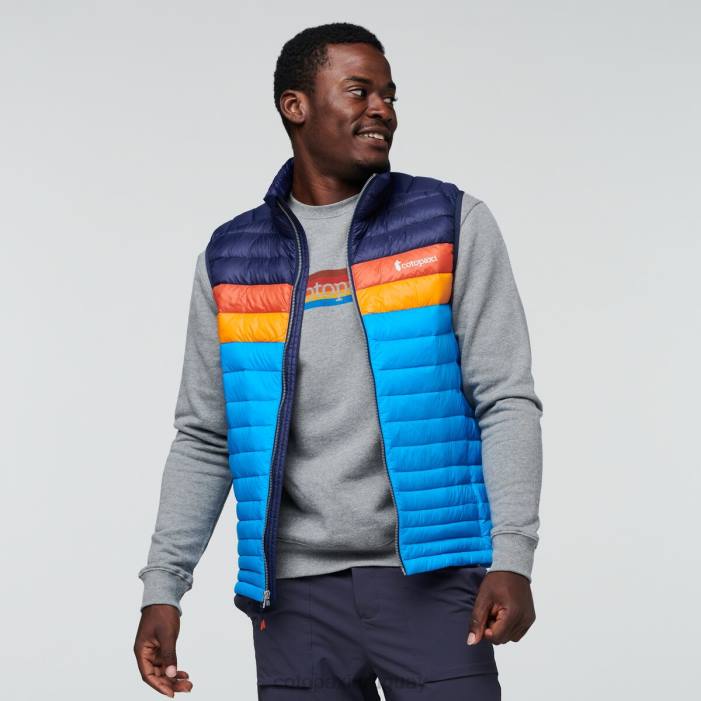 chaleco de plumas fuego hombres Cotopaxi marítimo/agua salada 408R126 ropa