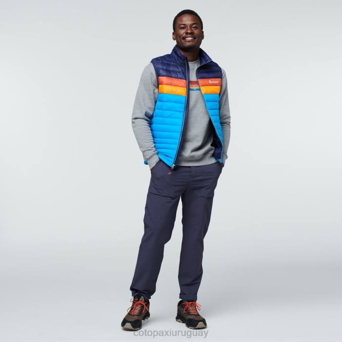 chaleco de plumas fuego hombres Cotopaxi marítimo/agua salada 408R126 ropa