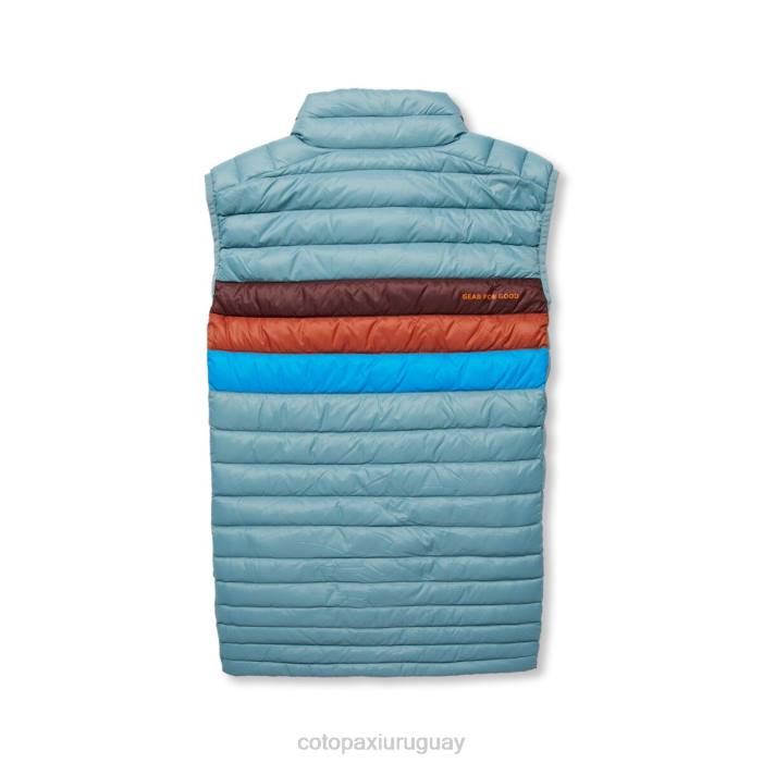 chaleco de plumas fuego hombres Cotopaxi rayas de pasto azul 408R128 ropa