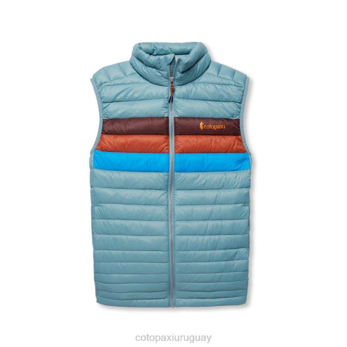 chaleco de plumas fuego hombres Cotopaxi rayas de pasto azul 408R128 ropa