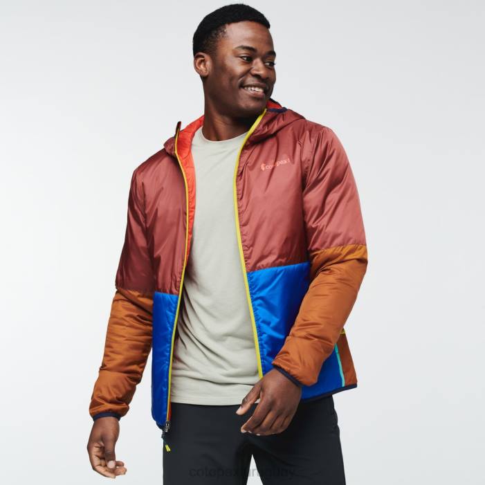 chaqueta con capucha teca calido hombres Cotopaxi tierras secas 408R102 ropa