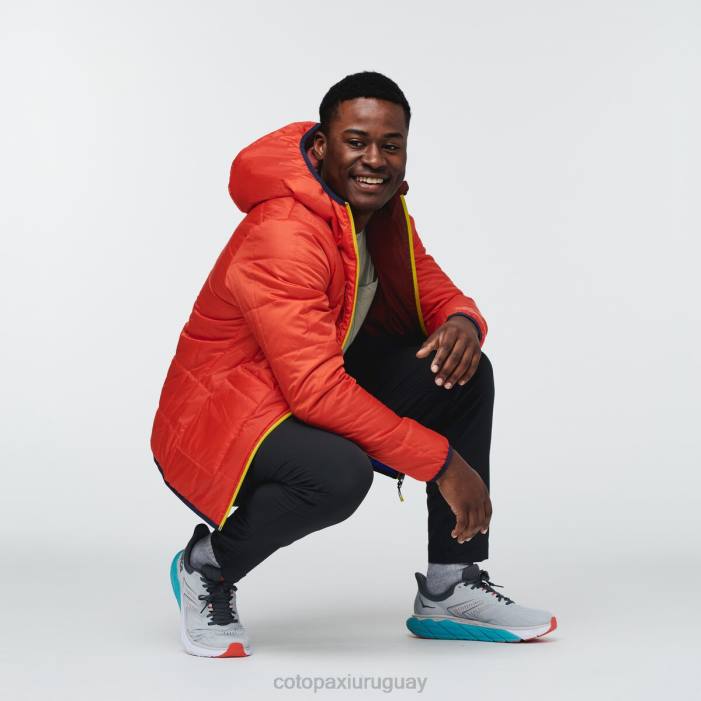 chaqueta con capucha teca calido hombres Cotopaxi tierras secas 408R102 ropa