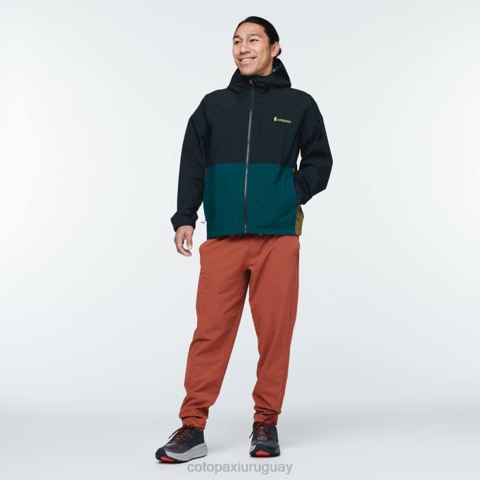 chaqueta de lluvia cielo hombres Cotopaxi negro 408R107 ropa