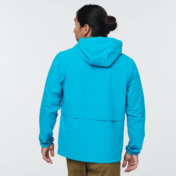 chaqueta de viaje viento hombres Cotopaxi azul mineral 408R101 ropa