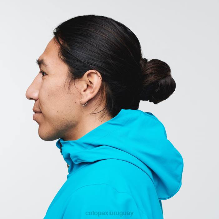 chaqueta de viaje viento hombres Cotopaxi azul mineral 408R101 ropa