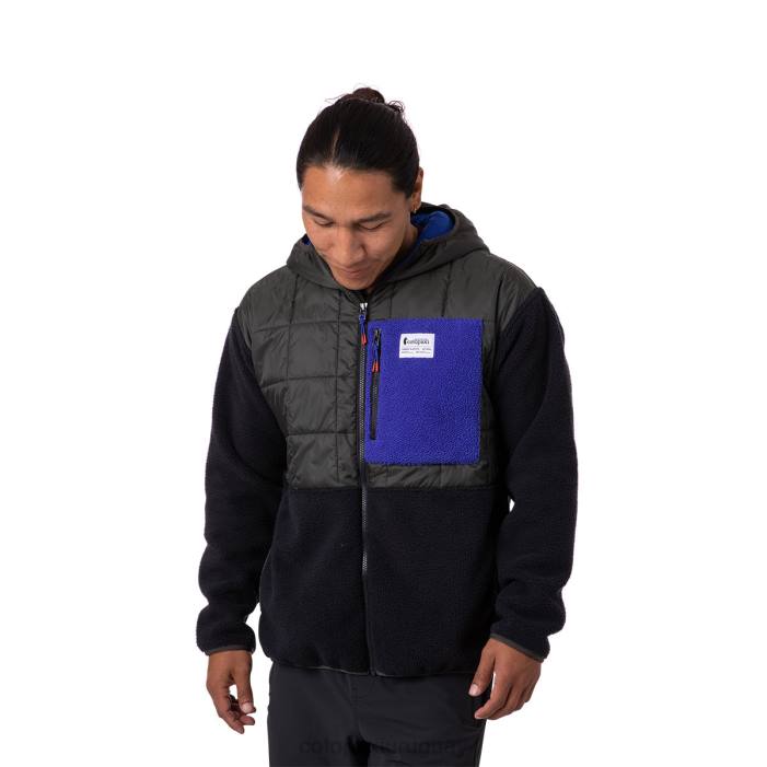 chaqueta híbrida tricotada hombres Cotopaxi hierro/negro 408R116 ropa