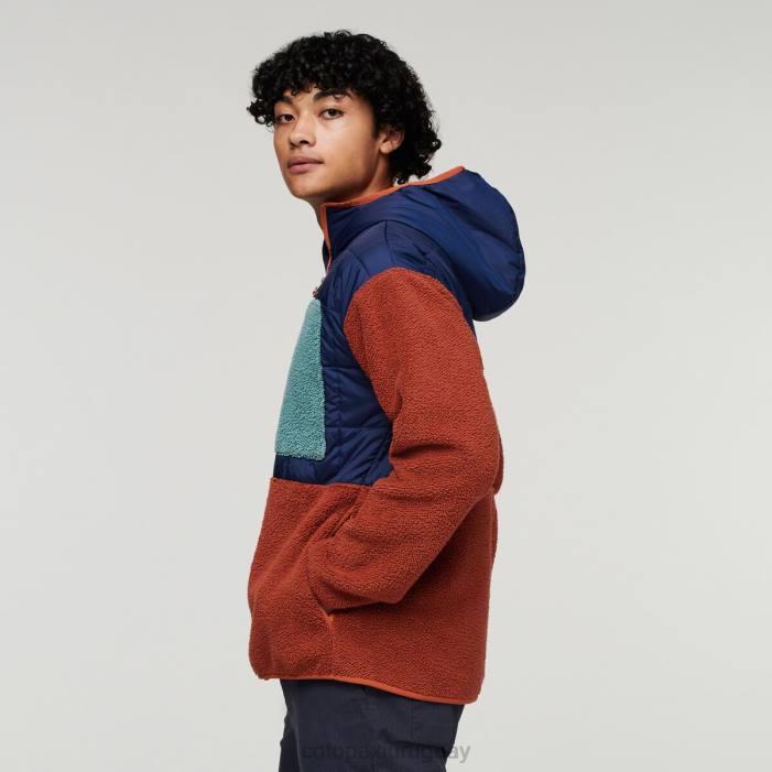 chaqueta híbrida tricotada hombres Cotopaxi marítimo/especias 408R124 ropa