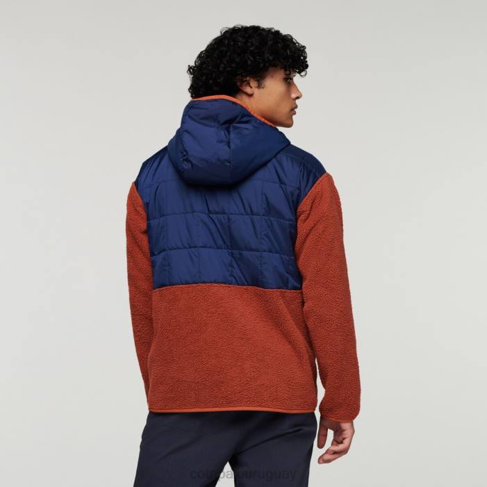 chaqueta híbrida tricotada hombres Cotopaxi marítimo/especias 408R124 ropa