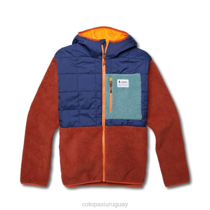 chaqueta híbrida tricotada hombres Cotopaxi marítimo/especias 408R124 ropa