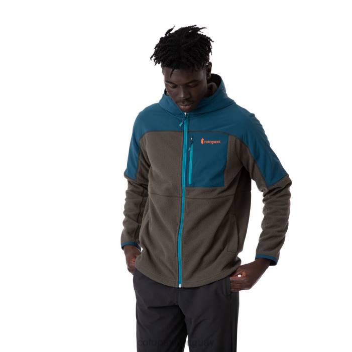 chaqueta polar con capucha y cierre completo abrazo hombres Cotopaxi índigo/hierro 408R123 ropa
