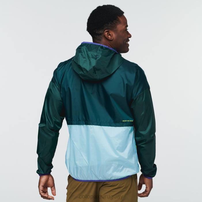 cortavientos teca con media cremallera hombres Cotopaxi punto reyes 408R112 ropa