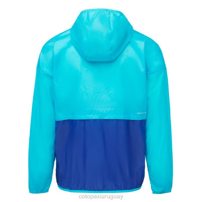 cortavientos teca con media cremallera hombres Cotopaxi sal marina 408R111 ropa