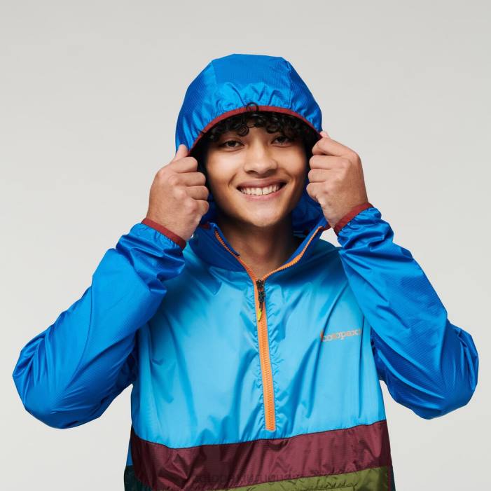 cortavientos teca con media cremallera hombres Cotopaxi seattle 408R96 ropa