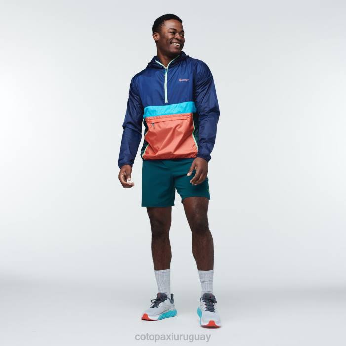 cortavientos teca con media cremallera hombres Cotopaxi sicomoro 408R105 ropa