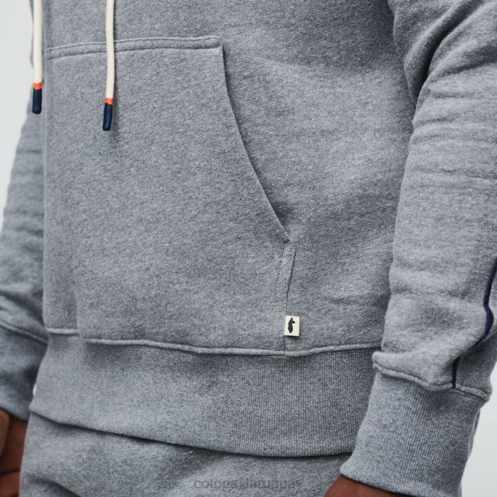 hacer una buena sudadera con capucha hombres Cotopaxi cuero gris 408R143 ropa