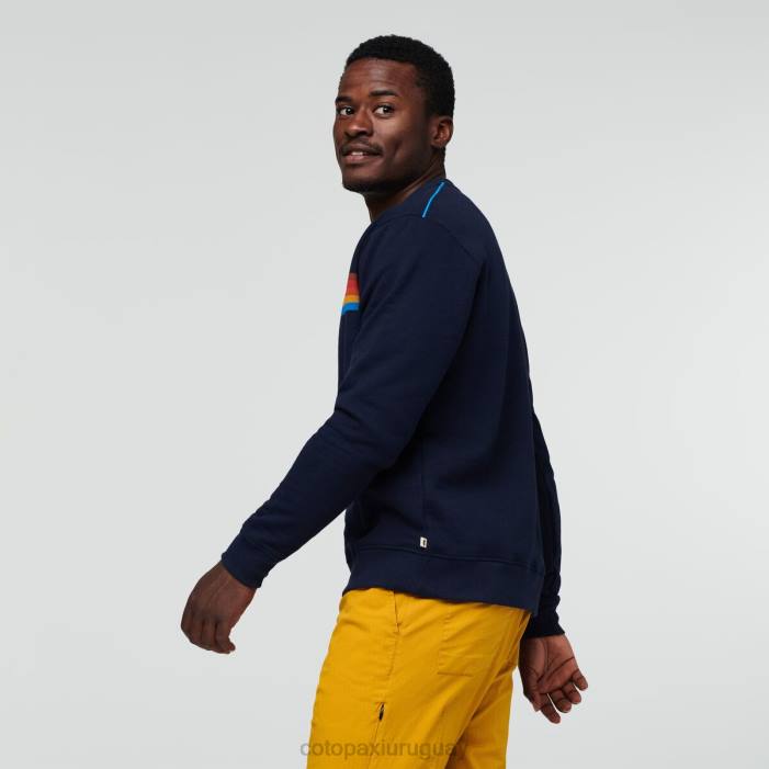 sudadera orgánica con cuello redondo on the horizonte hombres Cotopaxi marítimo 408R135 ropa