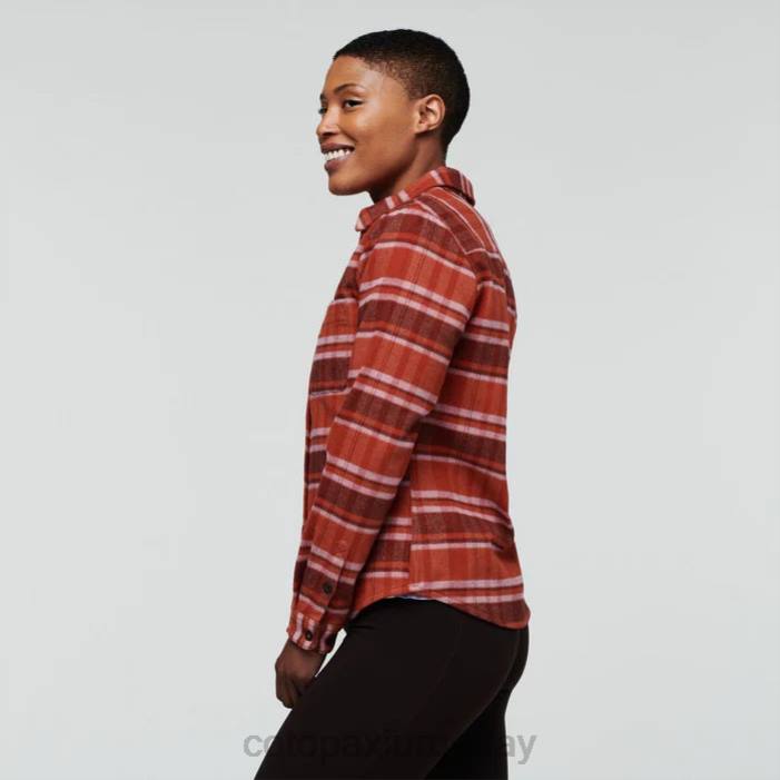 camisa de franela mero mujer Cotopaxi cuadros de especias 408R73 ropa