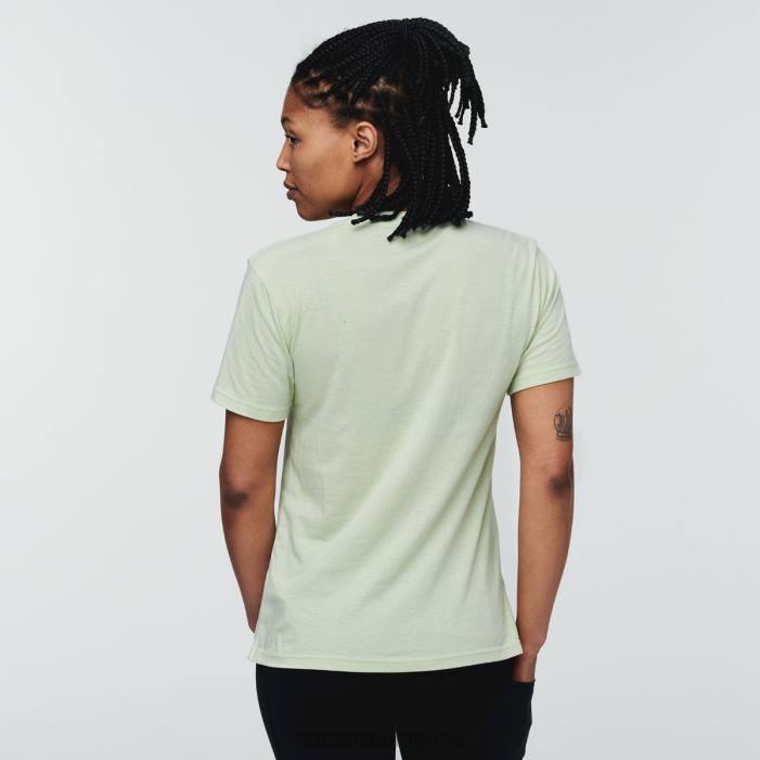 haz una buena camiseta mujer Cotopaxi liquen 408R67 ropa