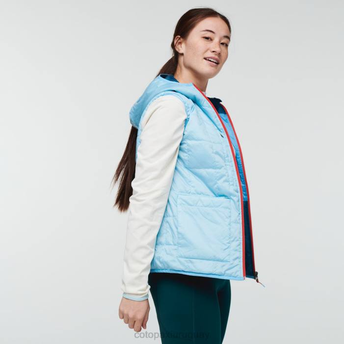 chaleco con capucha teca calido mujer Cotopaxi río sabio 408R48 ropa