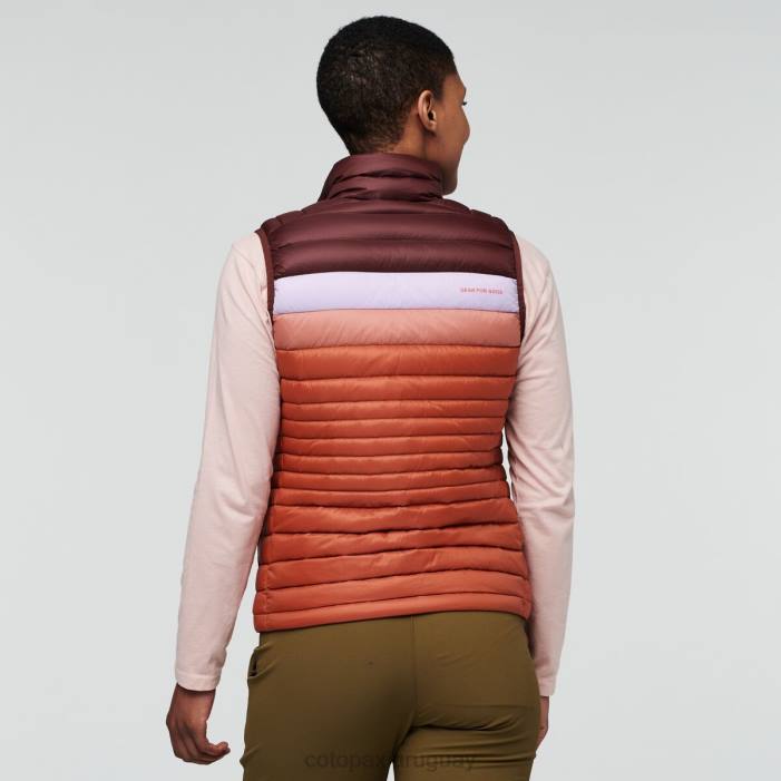 chaleco de plumas fuego mujer Cotopaxi castaña/especia 408R46 ropa