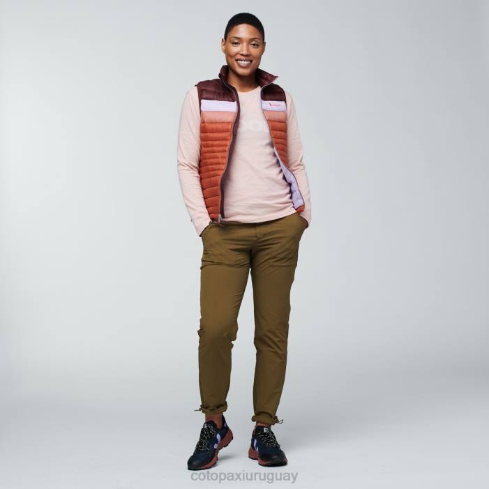 chaleco de plumas fuego mujer Cotopaxi castaña/especia 408R46 ropa