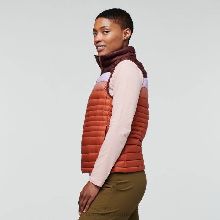 chaleco de plumas fuego mujer Cotopaxi castaña/especia 408R46 ropa
