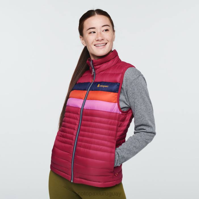 chaleco de plumas fuego mujer Cotopaxi frambuesa 408R45 ropa
