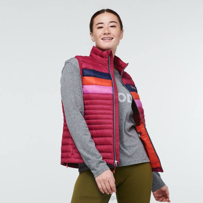 chaleco de plumas fuego mujer Cotopaxi frambuesa 408R45 ropa