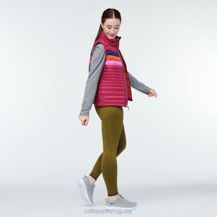 chaleco de plumas fuego mujer Cotopaxi frambuesa 408R45 ropa