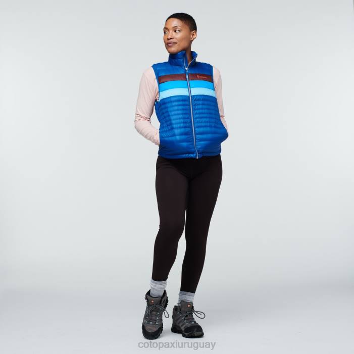 chaleco de plumas fuego mujer Cotopaxi rayas del pacífico 408R44 ropa