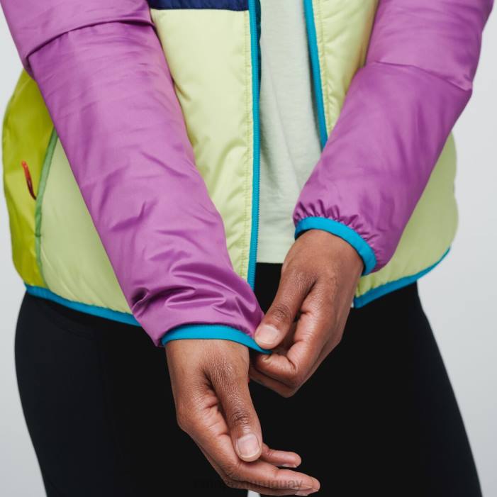 chaqueta con capucha teca calido mujer Cotopaxi cinta de video 408R19 ropa