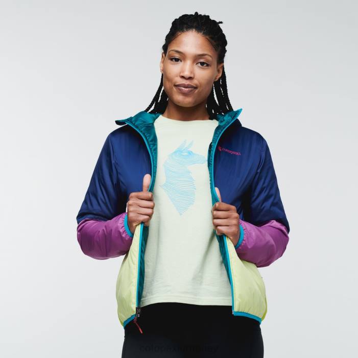 chaqueta con capucha teca calido mujer Cotopaxi cinta de video 408R19 ropa