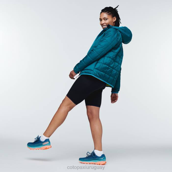 chaqueta con capucha teca calido mujer Cotopaxi cinta de video 408R19 ropa