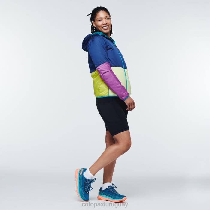 chaqueta con capucha teca calido mujer Cotopaxi cinta de video 408R19 ropa