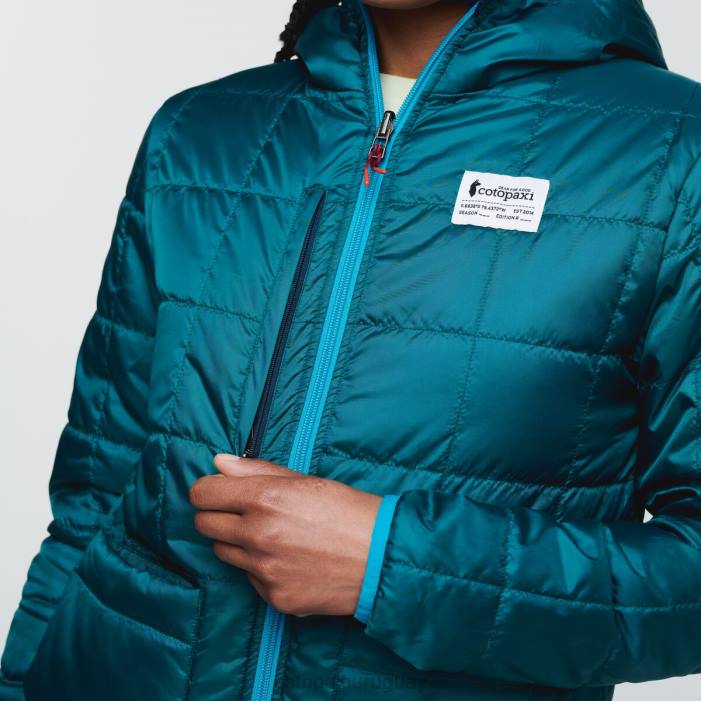 chaqueta con capucha teca calido mujer Cotopaxi cinta de video 408R19 ropa