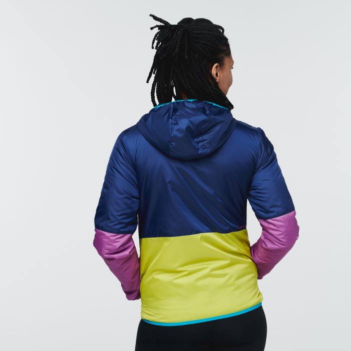 chaqueta con capucha teca calido mujer Cotopaxi cinta de video 408R19 ropa