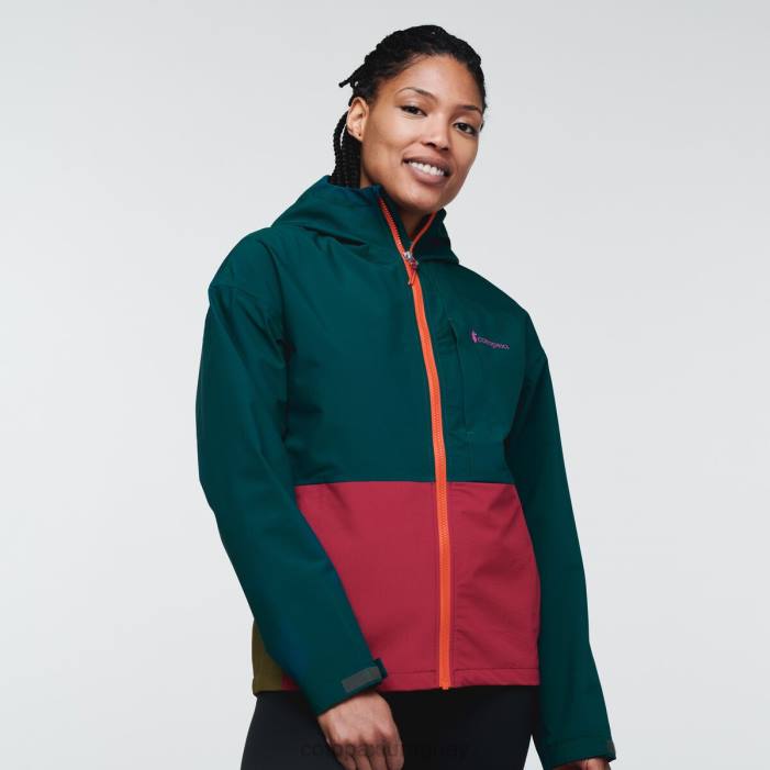 chaqueta de lluvia cielo mujer Cotopaxi océano profundo 408R18 ropa