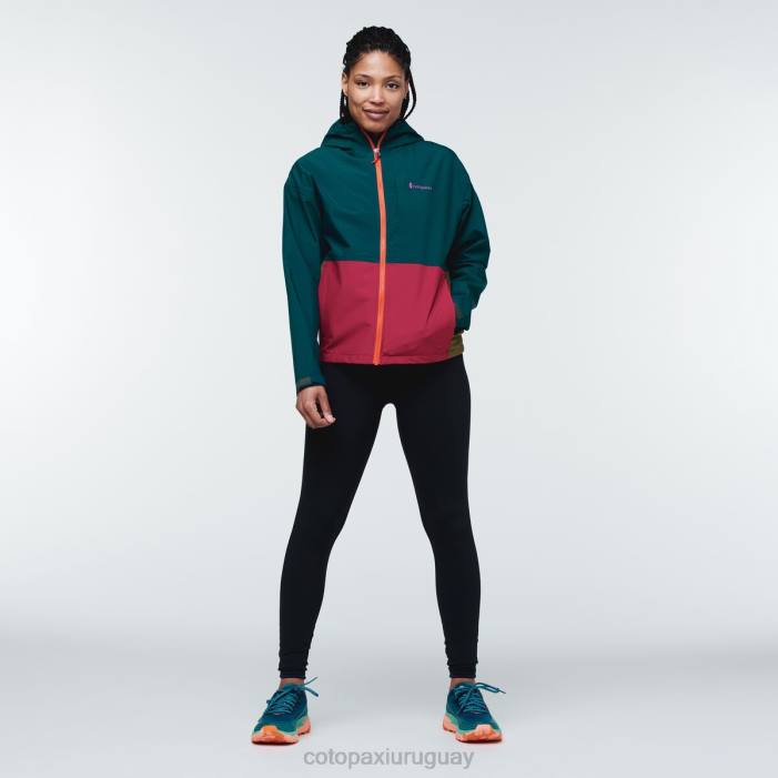 chaqueta de lluvia cielo mujer Cotopaxi océano profundo 408R18 ropa