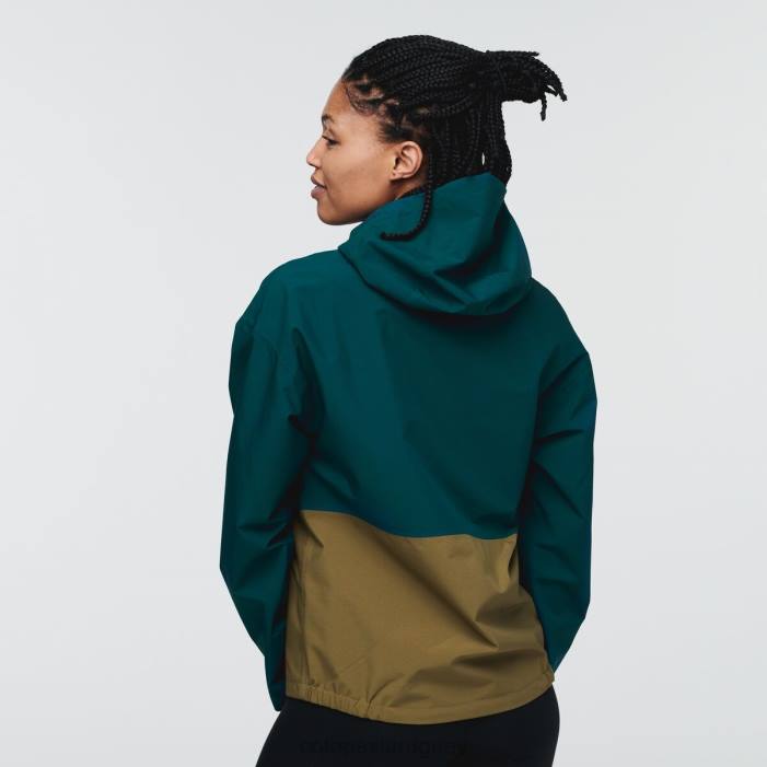 chaqueta de lluvia cielo mujer Cotopaxi océano profundo 408R18 ropa