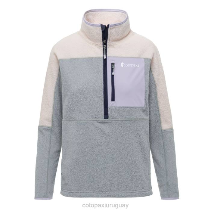 chaqueta polar abrazo con media cremallera mujer Cotopaxi crema/pincel 408R39 ropa