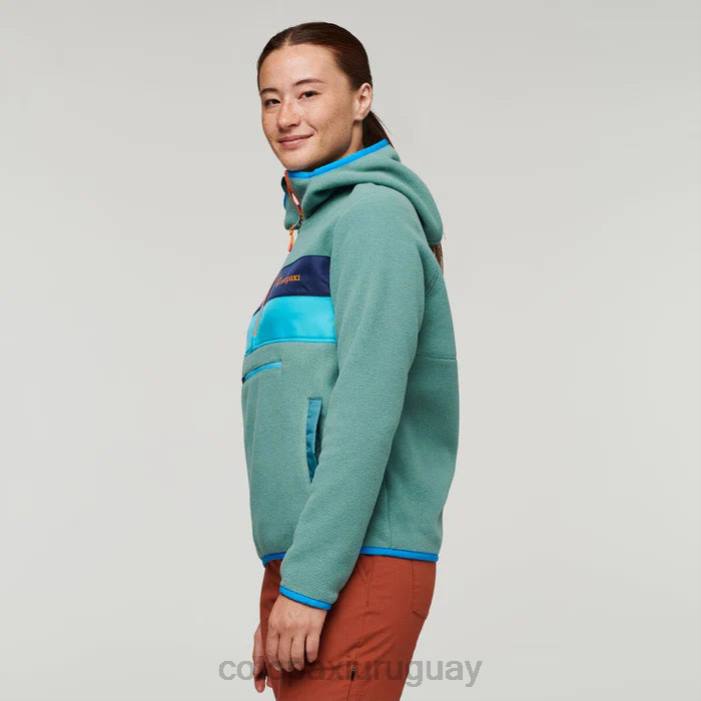 chaqueta polar teca con capucha y media cremallera mujer Cotopaxi Kentucky 408R42 ropa