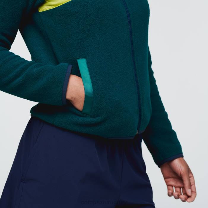 chaqueta polar teca con cierre completo mujer Cotopaxi bosque de algas 408R36 ropa