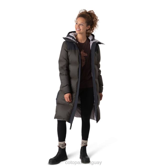 parka solazo de plumas mujer Cotopaxi negro/hierro 408R28 ropa
