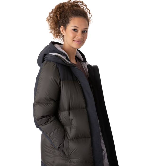 parka solazo de plumas mujer Cotopaxi negro/hierro 408R28 ropa