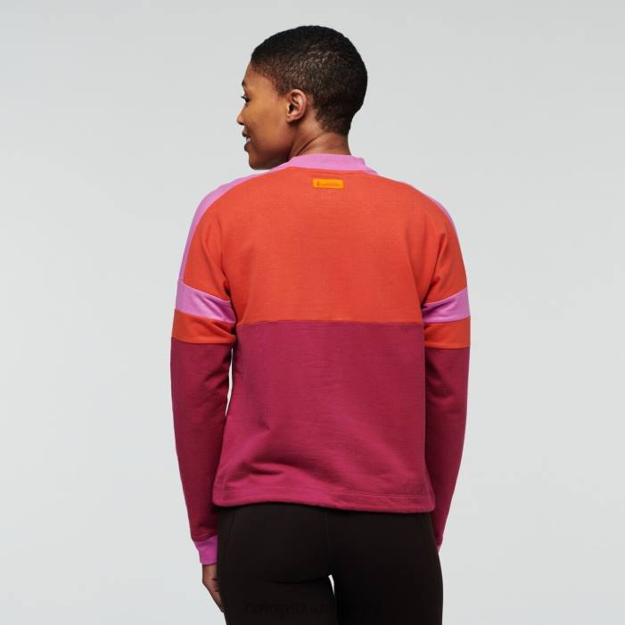 sudadera bandera mujer Cotopaxi cañón/frambuesa 408R54 ropa