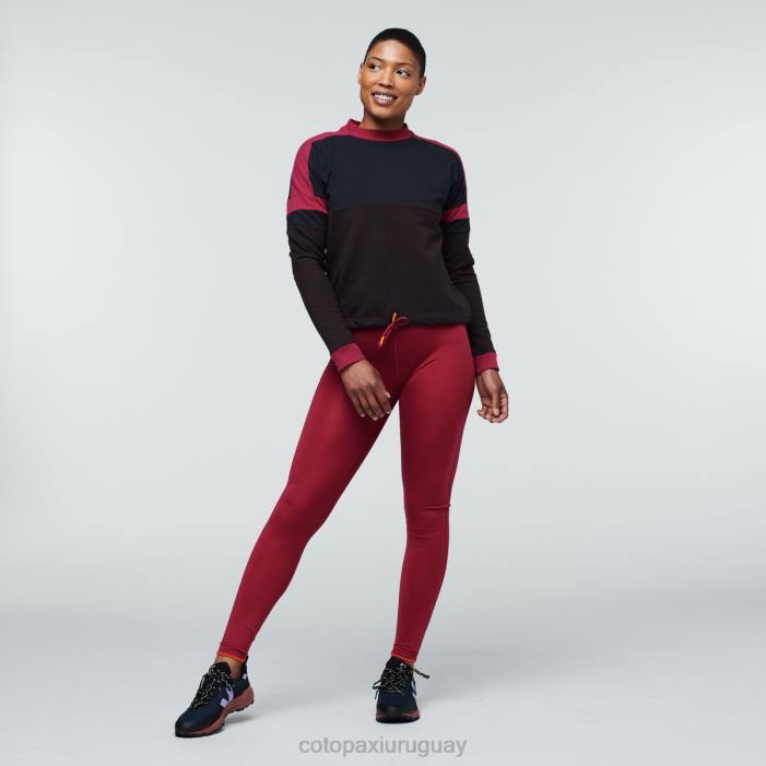 sudadera bandera mujer Cotopaxi negro/caverna 408R55 ropa